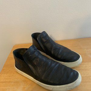 Vince Black Leather Sneaker
